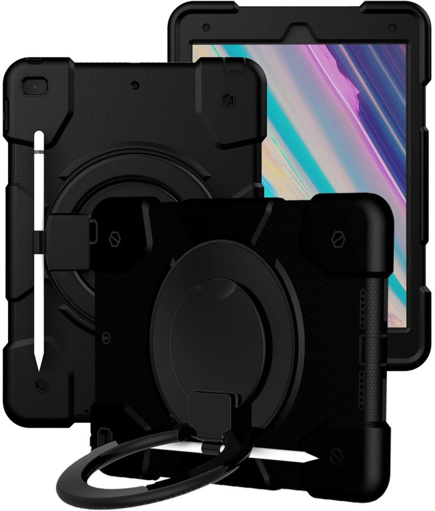 Ohišje za iPad Mini 5/4 7,9" s stojalom in ramenskim pasom črno