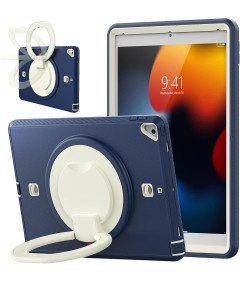 Ohišje za iPad Mini 5/4 7,9" s stojalom in naramnico mornarsko modro
