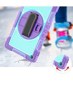 Etui do Samsung Galaxy Tab A 10.1" Pancerne z Podstawką Fioletowe