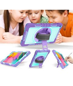 Etui do Samsung Galaxy Tab A 10.1" Pancerne z Podstawką Fioletowe