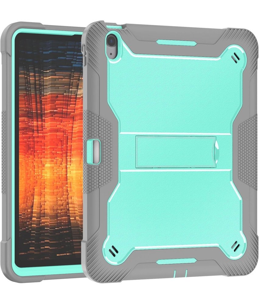 Etui do iPad 2/3/4 generacji z Podstawką i Paskiem na Ramię Turkusowe