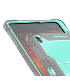 Etui do iPad 2/3/4 generacji z Podstawką i Paskiem na Ramię Turkusowe