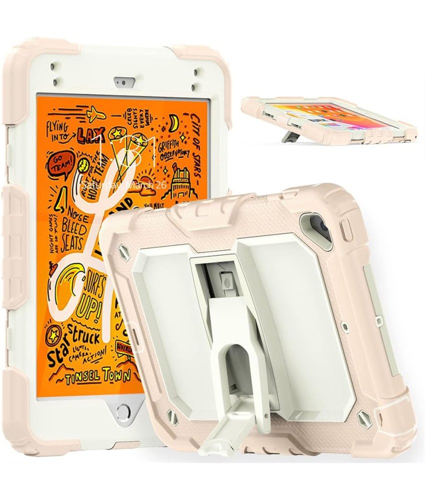 Ohišje za iPad Mini 5/4 7,9" s stojalom in naramnico Roza