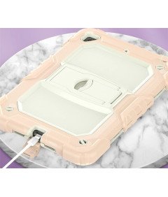 Etui do iPad Mini 5/4 7.9” z Podstawką i Paskiem na Ramię Różowe