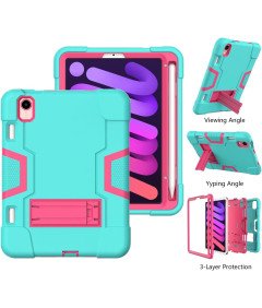 Etui do iPad Mini 6 8.3" z Podstawką i Miejscem na Rysik Miętowe