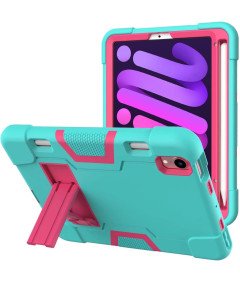 Etui do iPad Mini 6 8.3" z Podstawką i Miejscem na Rysik Miętowe