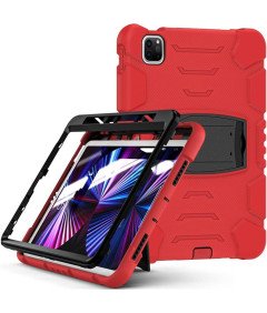 Etui do iPad Pro 3/2/1 11” z Podstawką i Miejscem na Rysik Czerwone