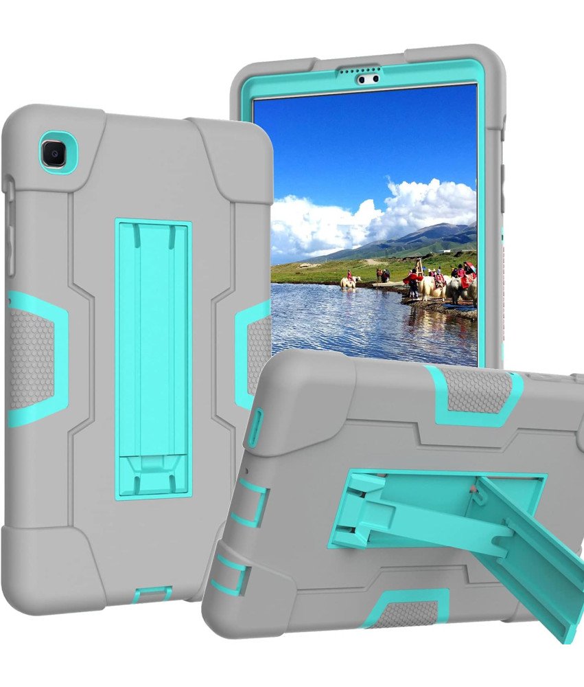 Etui do Samsung Galaxy Tab A7 Lite 8,7” Pancerne z Podstawką Szare