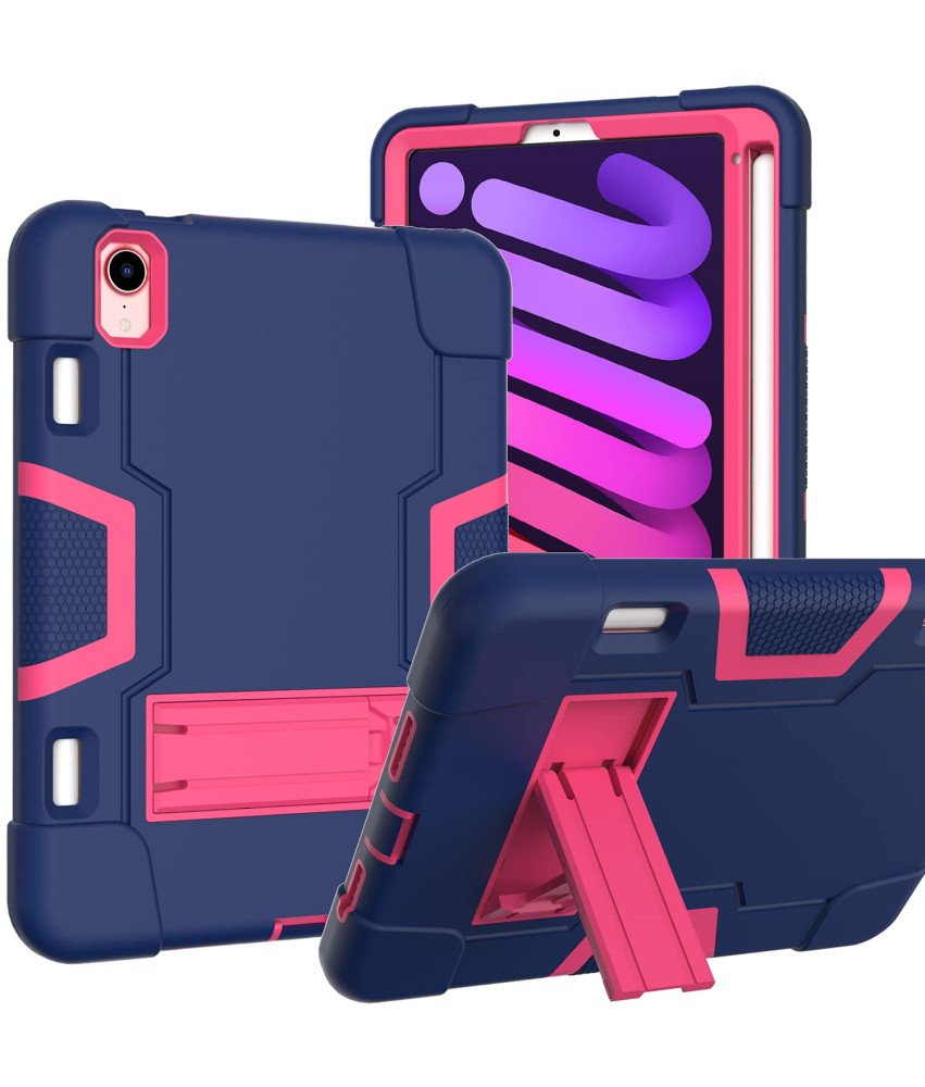 Ohišje za iPad Mini 6 8,3" s stojalom in držalom za pisalo Roza