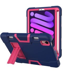 Ohišje za iPad Mini 6 8,3" s stojalom in držalom za pisalo Roza