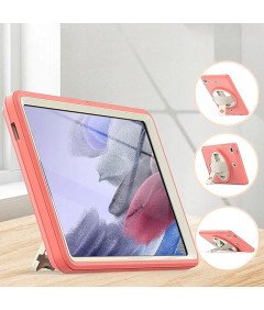 Etui do Samsung Galaxy Tab A7 Lite z Paskiem na Ramię Różowe