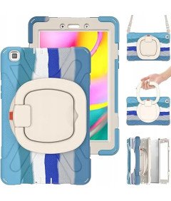 Ohišje za Samsung Galaxy Tab A 8.0" z naramnico Modro