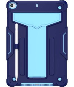 Etui do iPad 9/8/7 10.2” z Podstawką i Miejscem na Rysik Niebieskie