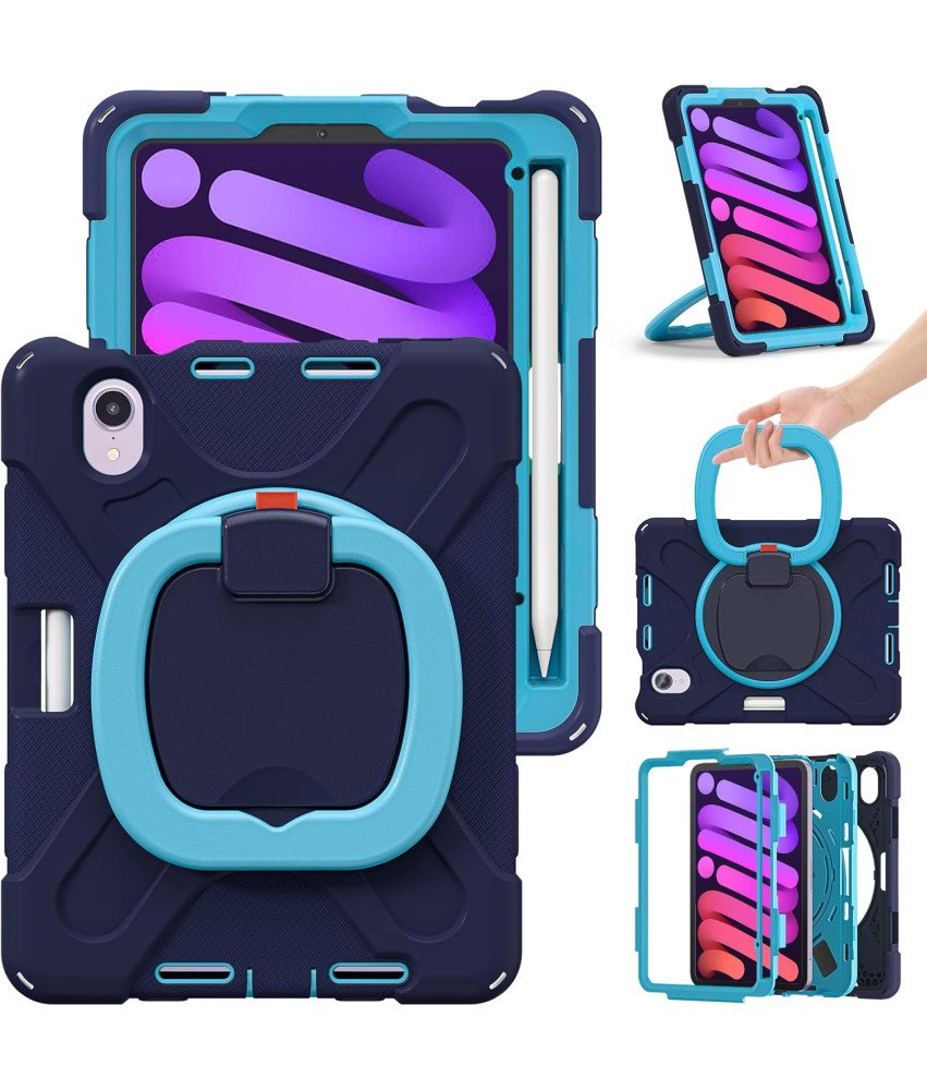 Etui do iPad Pro 12.9” z Podstawką i Miejscem na Rysik Granatowy