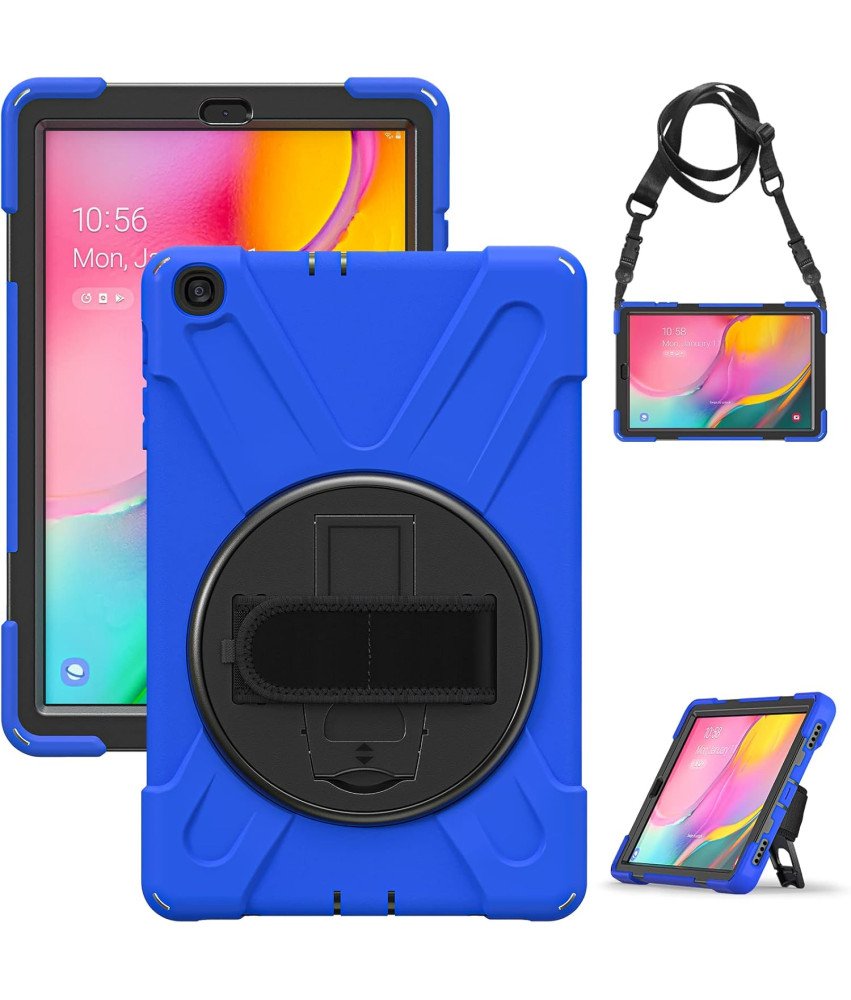 Etui do Samsung Galaxy Tab A 8.0" z Paskiem na Ramię Niebieskie