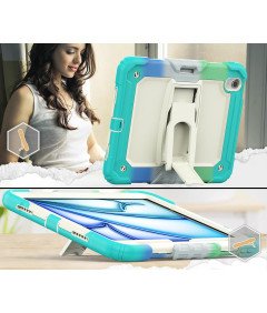 Ohišje za iPad Pro 11/Air 5/4 s stojalom in naramnico Zeleno