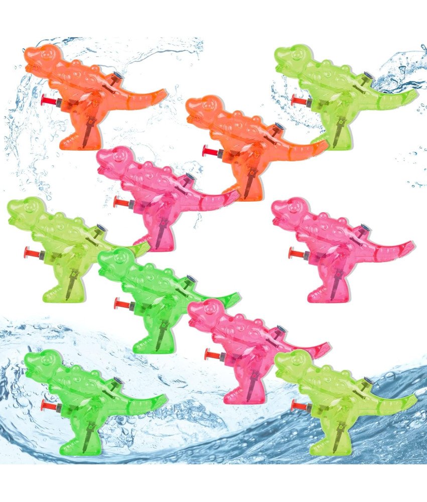 FORMIZON Komplet 10 mini vodnih pištol za otroke Dinozavri