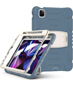 Etui do Samsung Galaxy Tab A7 10.4" Pancerne z Podstawką Niebieskie