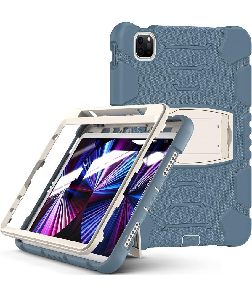 Etui do Samsung Galaxy Tab A7 10.4" Pancerne z Podstawką Niebieskie