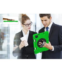 Ohišje za iPad Mini 6 8,3" s stojalom in naramnico Zeleno