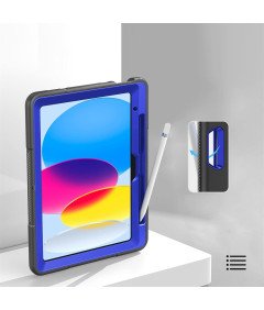 Ohišje za iPad Pro 11/Air 5/4 s stojalom in naramnico Črno