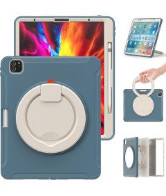 Ohišje za iPad Mini 6 8,3" s stojalom in držalom za pisalo Modro