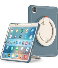 Ohišje za iPad Mini 6 8,3" s stojalom in držalom za pisalo Modro