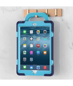 Ohišje za iPad 9/8/7 10,2" s stojalom in ramenskim pasom črno