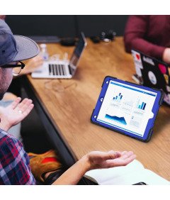 Etui do iPad Mini 5/Mini 4 Pancerne z Obrotową Podstawką Czarne
