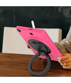 Ohišje za Samsung Galaxy Tab A8 X200 z vrtljivim stojalom Pink
