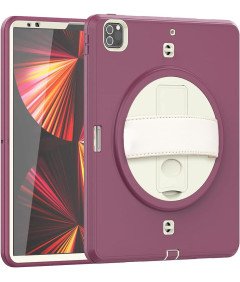 Ohišje za iPad Pro 11" s stojalom in naramnico Vijolična