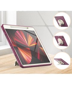 Etui do iPad Pro 11” z Podstawką i Paskiem na Ramię Fioletowy