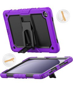 Etui do iPad 9.7” z Podstawką i Paskiem na Ramię Fioletowy