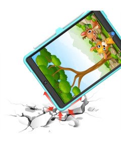 Etui do iPad Air 5/4 10.9”/Pro 11 Podstawka i Pasek na Ramię Miętowe