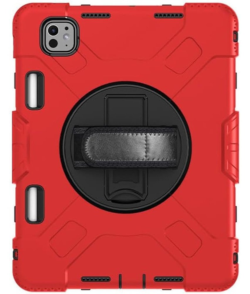 Etui do iPad Air 5/Air 4 10.9" z Podstawką Miejscem na Rysik Czerwony