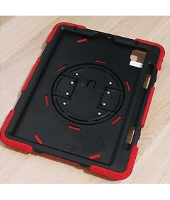 Etui do iPad Air 5/Air 4 10.9" z Podstawką Miejscem na Rysik Czerwony