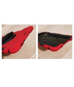 Etui do iPad Air 5/Air 4 10.9" z Podstawką Miejscem na Rysik Czerwony