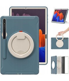 Etui do Samsung Galaxy Tab S8 Plus 12,4” Miejsce na Rysik Niebieskie