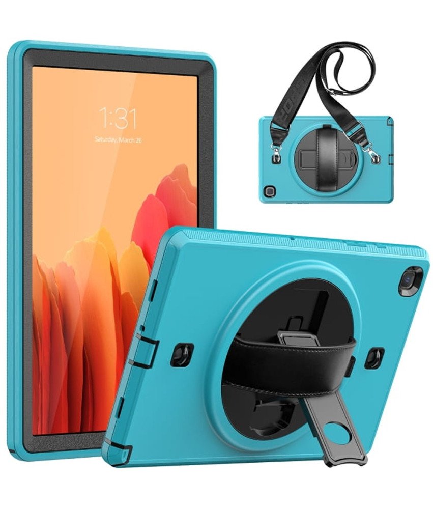 Etui do Samsung Galaxy A8 10.5" z Paskiem na Ramię Turkusowy