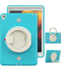Ohišje za iPad 9/8/7 10,2" Armoured z vrtljivim stojalom Turquoise