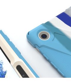 Ohišje za Samsung Galaxy Tab S8+/S7 FE/S7+ 12,4" s stojalom Modro