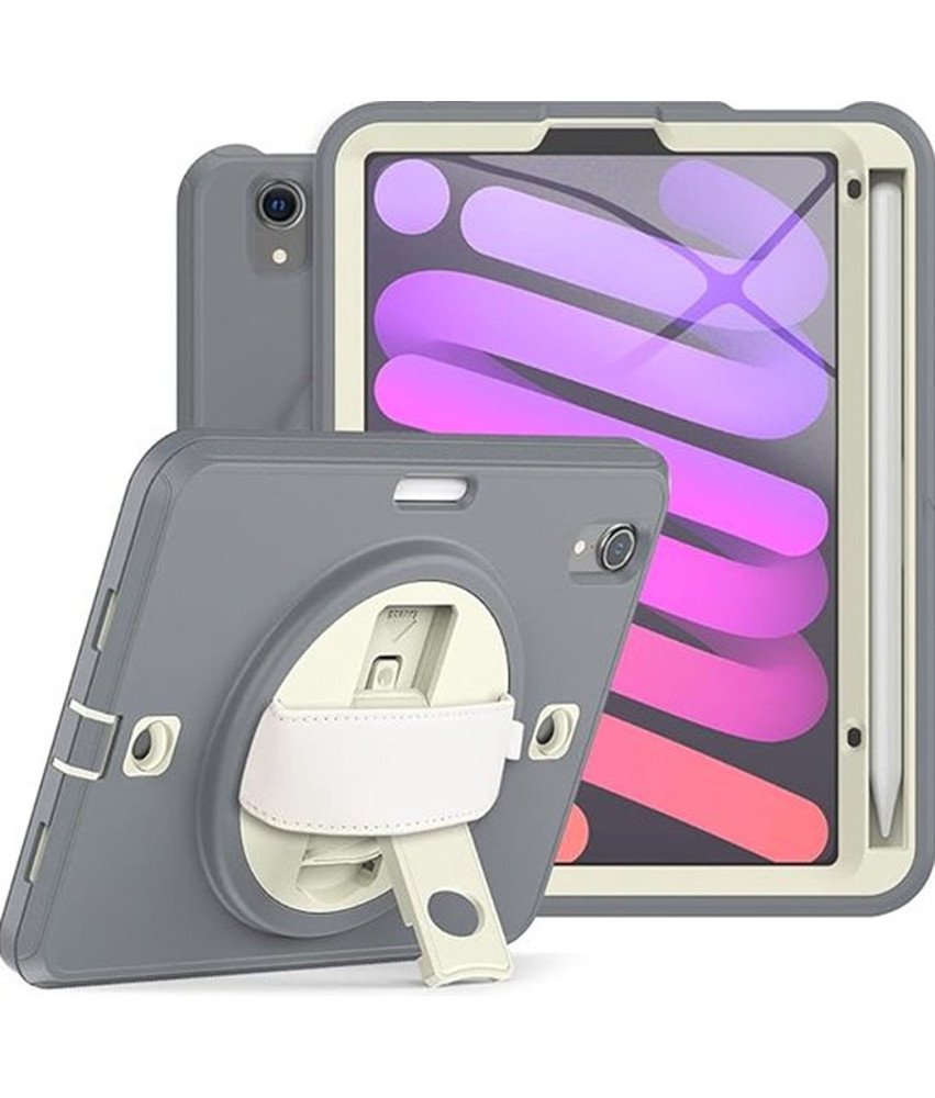 Ohišje za iPad Mini 6 8,3" s stojalom in držalom za pisalo Grey