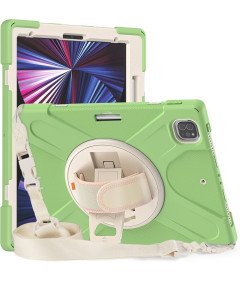 Etui do iPad Mini 6 8.3" z Podstawką i Paskiem na Ramię Zielone