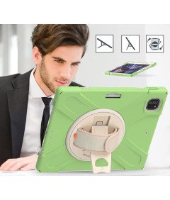 Ohišje za iPad Mini 6 8,3" s stojalom in naramnico Zeleno