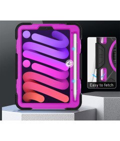 Ohišje za iPad Mini 6 8,3" s stojalom in držalom za pisalo Črno