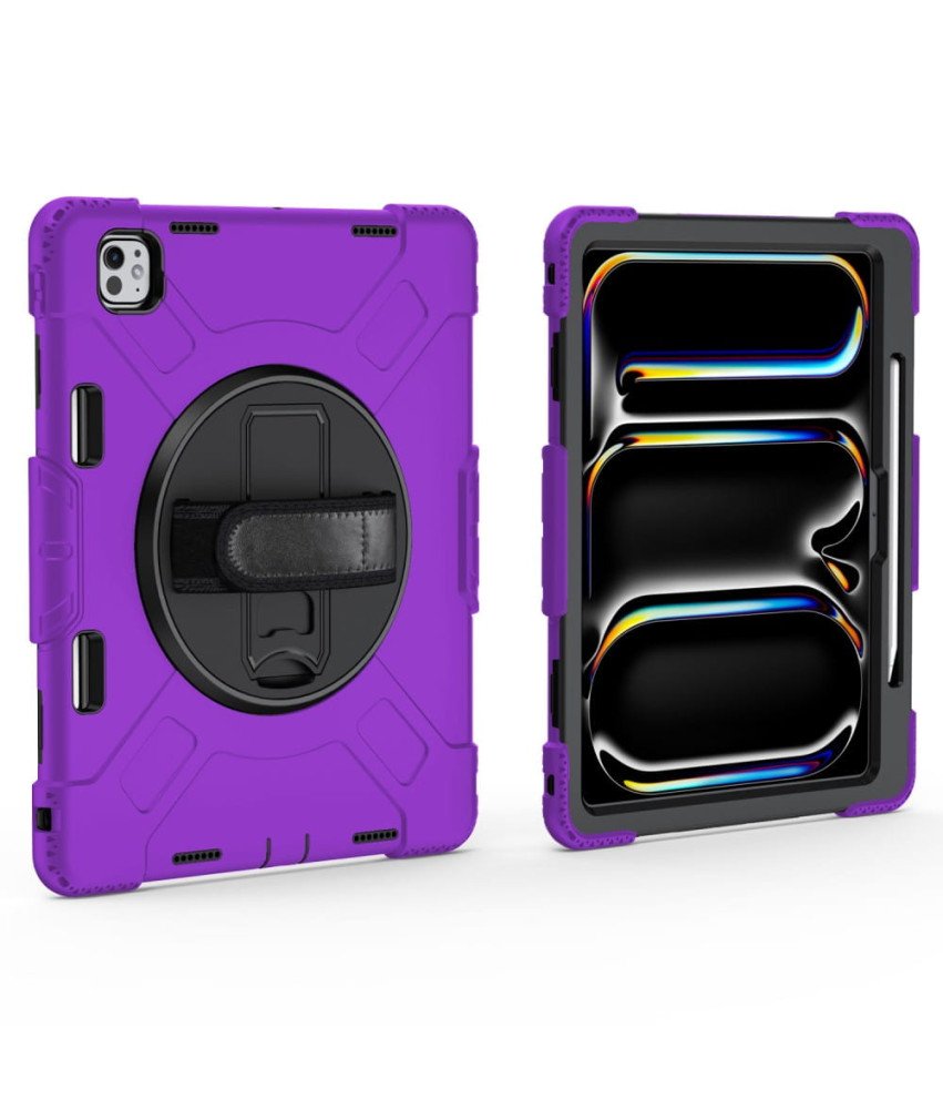 Ohišje za iPad Mini 6 8,3" s stojalom in držalom za pisalo Vijolična