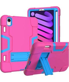 Etui do iPad Mini 6 8.3" z Podstawką i Miejscem na Rysik Różowe