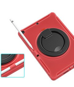 Etui do iPad 10.2” Pancerne z Obrotową Podstawką Czerwony
