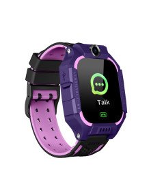 Smartwatch Dziecięcy z GPS Fioletowy Zegarek Edukacyjny i Bezpieczeństwa