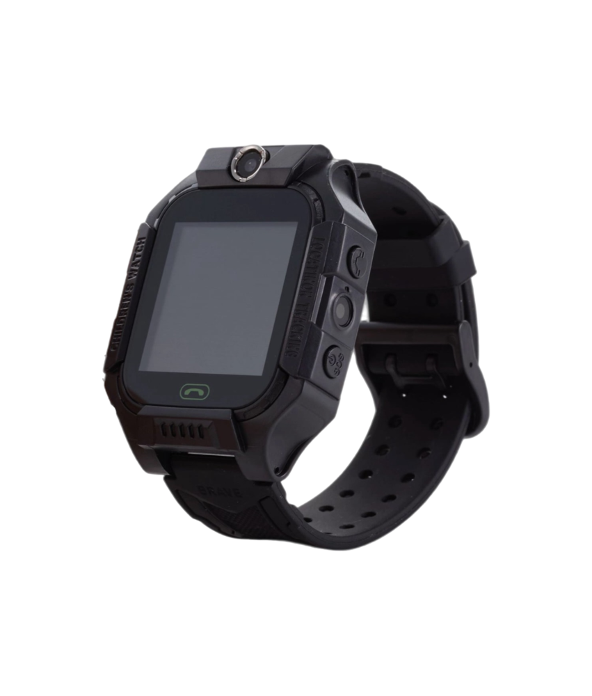 Nikcorpova otroška pametna ura s funkcijo GPS in kamero črna